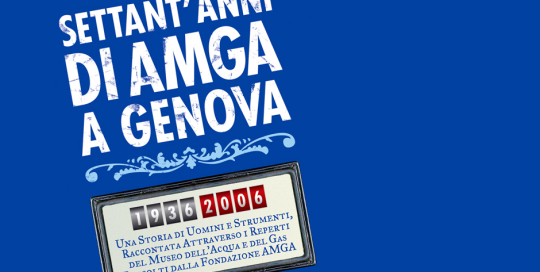 Logo settant'anni di AMGA a Genova