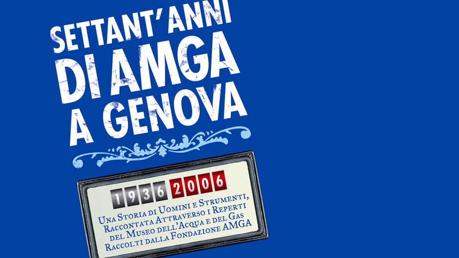 Logo settant'anni di AMGA a Genova